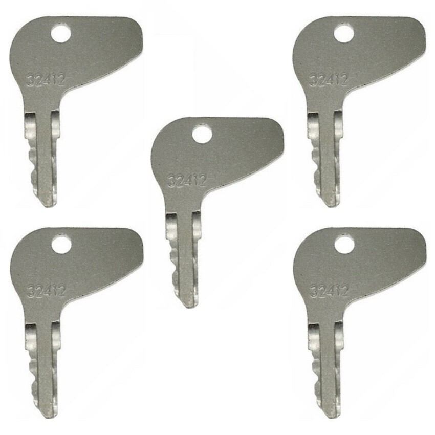 5 Ignition Keys for Kubota L G & M Series Tractors H32412 35260-31852
