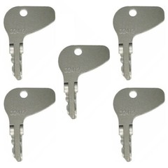 5 Ignition Keys for Kubota L G & M Series Tractors H32412 35260-31852
