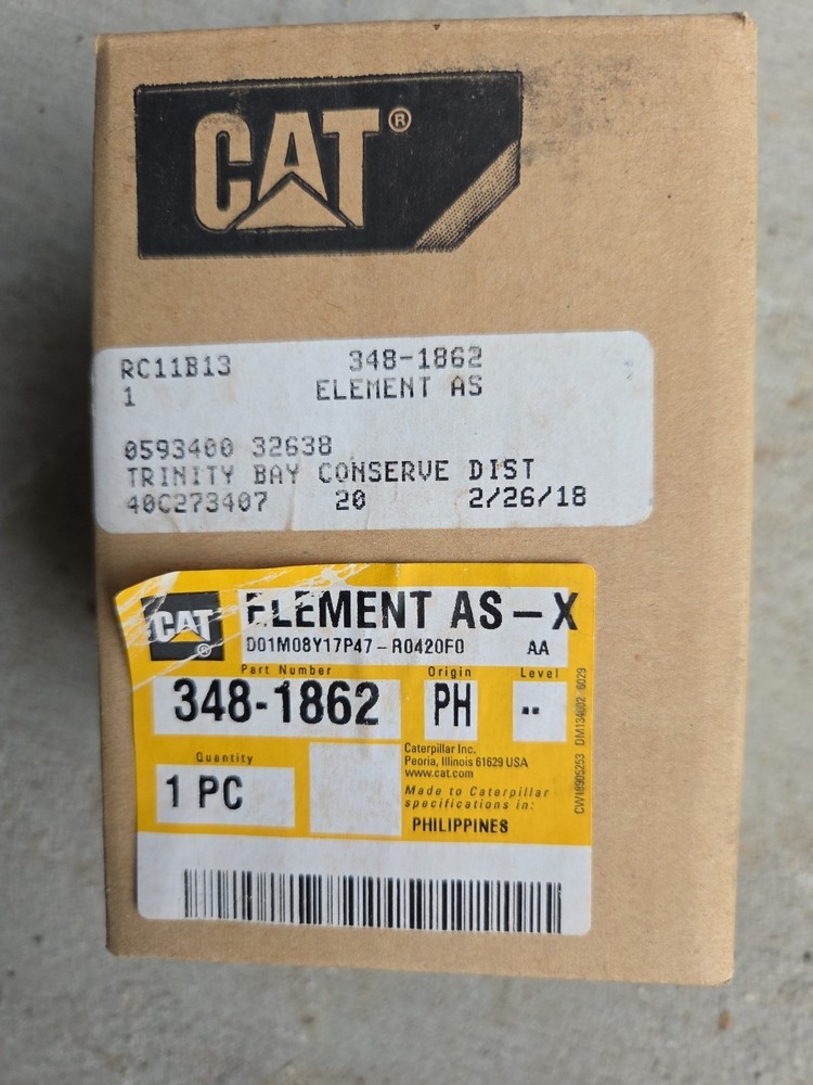 OEM Caterpillar Cat 348 1862 Hydraulic Oil Filter New SHIPS FREE