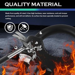 3/8″ Drive Inner Tie Rod Removal Tool,U-Shaped Low-Profile Inner Tie Rod Tool wi