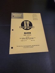 IMPLEMENT TRACTOR OLIVER SUPER 99GMTC 950 990 995 SERVICE SHOP REPAIR MANUAL