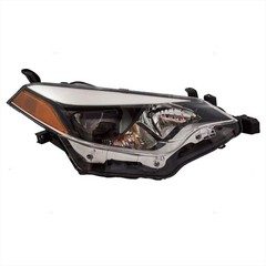 Clear Halogen Factory Headlight Passenger Side Toyota Corolla 2014-2016