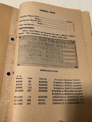 War Department Technical TM 5 – 1100 1943 Roller Road Gasoline Engine Driven