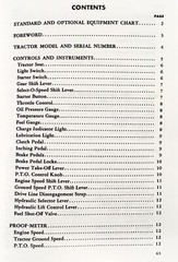 Ford 1801D Series 1871-D 1881-D Diesel Industrial Tractor Operators Manual Owner