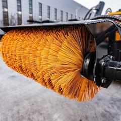 51” Snow Cleaner Angle Broom Sweerper Snow Brush Fit Toro Dingo Mini Skid Steer