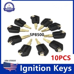 10X Heavy Equipment Key Set Ignition Keys for CAT Caterpillar New 5P8500