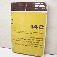 FIAT ALLIS 14C Crawler Tractor Parts Manual book 14-C catalog list spare dozer