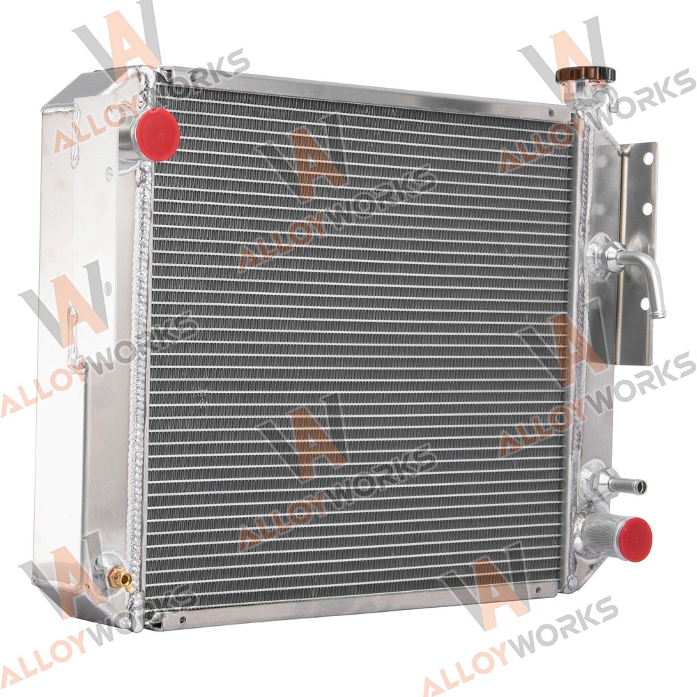 #1329169 4 Row Aluminum Forklift Radiator For Hyster H40XL H45XL C177 GM 3.0L.