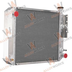 #1329169 4 Row Aluminum Forklift Radiator For Hyster H40XL H45XL C177 GM 3.0L.