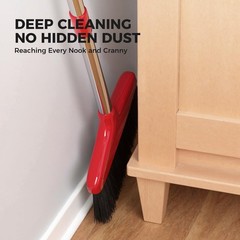 Indoor Outdoor Broom Heavy Duty Floor Sweeper for Kitchen Garage Patio, New, USA