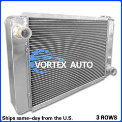 209657 Universal Aluminum Cooling Radiator Fit GM Chevy Low Profile 26″ x 16″