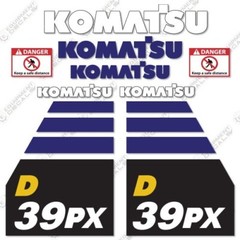 Fits Komatsu D39PX-24 Decal Kit Dozer Sticker Replacements ( D 39 PX 24)