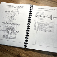 J.I. Case D Dc Do Dv Tractors Parts Manual Catalog Book S/N 4511449 And Up