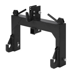 3000LBS Steel 3 Point Quick Hitch W/ 2″ Receiver Hitch For Cat 1 & 2 Tractors