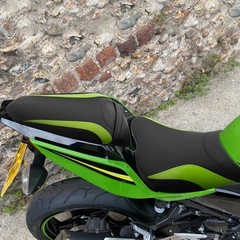 Rider Passenger Motorcycle Seat Kawasaki Ninja 400 EX400 2018-2023 Green Style B
