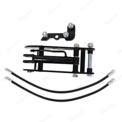 L-Shaped 3-Holes Bracket Hydraulic Thumb Clip Fits Mini Excavators Attachments
