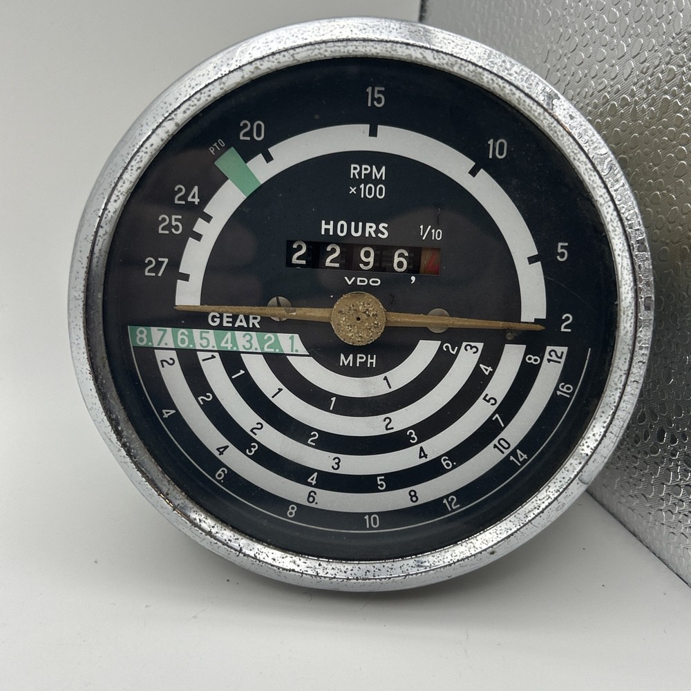 Vintage JOHN DEERE Tractor Tachometer Gauge 36250:1 Made in Germany 7-71