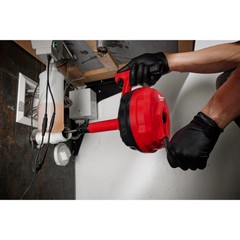 Milwaukee 48-2-57-60 25′ Dual Grip Hand Auger w/ Quick Switch Cable Lock
