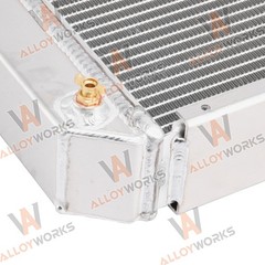 #1329169 4 Row Aluminum Forklift Radiator For Hyster H40XL H45XL C177 GM 3.0L.