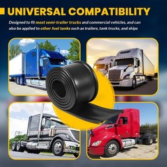 4-Inch Fuel Tank Strap Isolator for Most Semi-trailer Trucks, 6 Feet x 4 Inches