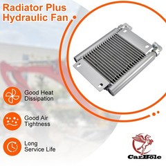 Radiator Plus Hydraulic Fan For AGT 1-1.8Ton Mini Excavators H12, QH12