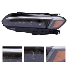 Halogen Projector Headlights Assembly LH for 2022-2025 Civic LX/EX LED DRL
