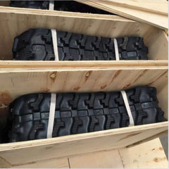 2 Rubber Tracks with 180*72*37mm Size for 1 ton Mini Excavator