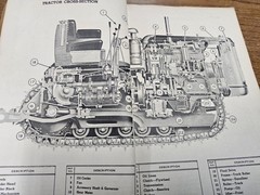 Caterpillar Diesel D7 Tractor, Parts Catalog, 1944 War Department, Corps of…