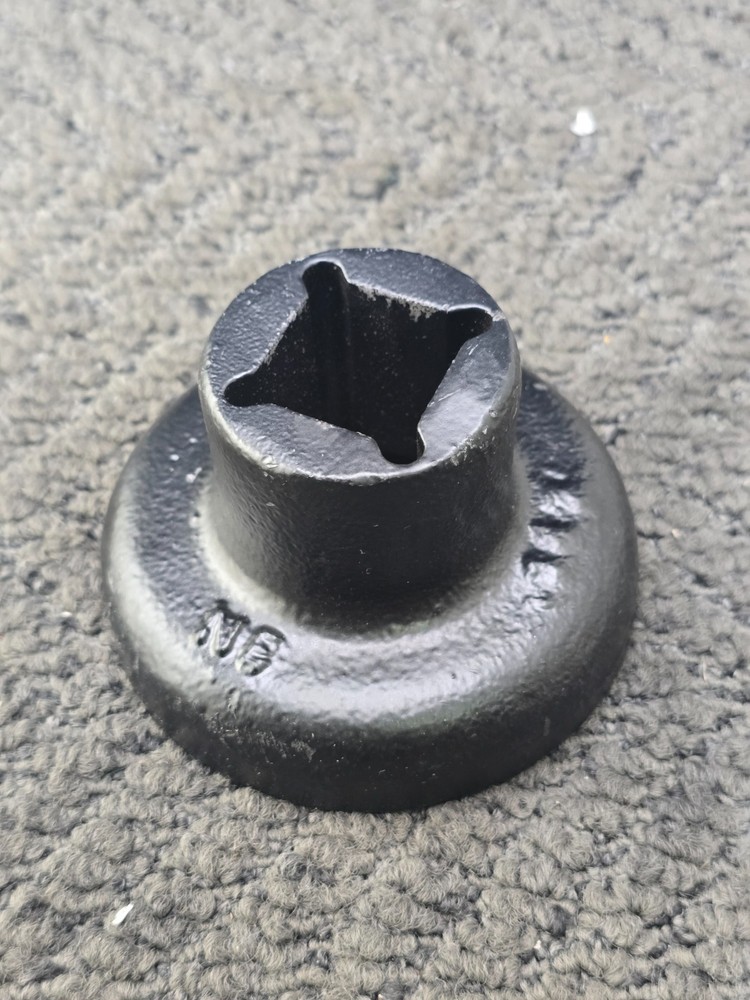 (QTY 2) Heavy-Duty Black Disc Harrow Half Spacer Spools 1-3/4″ Bore x 4″ OD