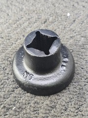 (QTY 2) Heavy-Duty Black Disc Harrow Half Spacer Spools 1-3/4″ Bore x 4″ OD