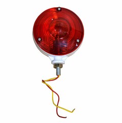 12v Fits Massey Ferguson Kubota Tractors Safety Warning Light Red and Red Lens
