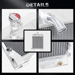 3 Row Aluminum Radiator w/Cap Fits Ford 2N 8N 9N Tractors 8N8005 AR2018 86551430