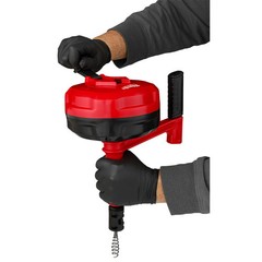 Milwaukee 48-2-57-60 25′ Dual Grip Hand Auger w/ Quick Switch Cable Lock