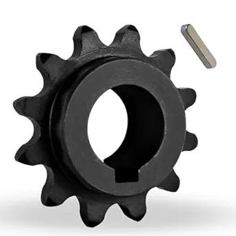 #35 Chain 12 Tooth Chain Sprocket 5/8 Bore 3/16″ Keyway C Type f Size: #35-12T