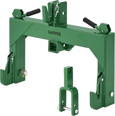 Category 1 3 Point Quick Hitch with 2in Receiver 3000lb Adjustable Tractor Hitch