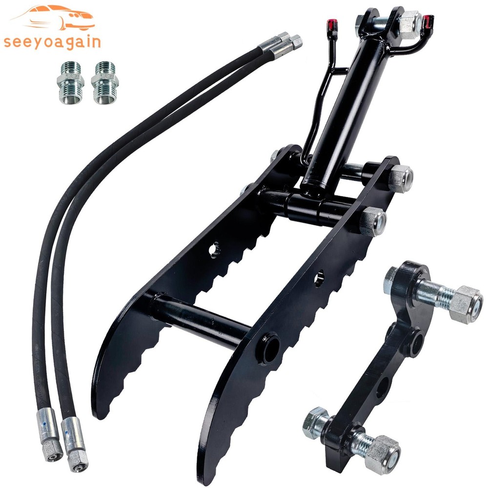 L-Shaped Mini Excavator Attachment Hydraulic Clip Thumb For 1-2 Ton Digger