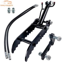 L-Shaped Mini Excavator Attachment Hydraulic Clip Thumb For 1-2 Ton Digger