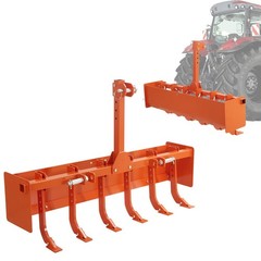 55″ 3 Point Box Blade Scraper Tractor Attachment Cat 0 Cat 1 Heavy Duty Steel