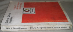 DETROIT DIESEL IN-LINE 71 271 371 471 671 ENGINE SERVICE REPAIR MANUAL 6SE250
