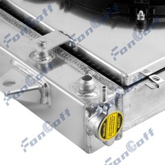4 Row Radiator Shroud Fan 440211-00010 Fit 2012+ Doosan Daewoo G20P-5 GM 3.0L LP