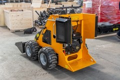 Free Ship Mini Skid Steer Loader Stand On With 13.5HP B&S Engine Wheel Loader