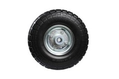 MaxxHaul 50501 Diameter 10″ Flat Free All Purpose 1 Count (Pack of 1), Black