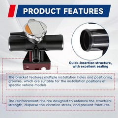 Radiator Engine Coolant Filler Neck with Cap Replacement for Lancer Outlander Sp