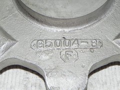 Flory Industries G5004-B Cast Iron 8-Tooth Type B Conveyor Chain Sprocket 2-7/16