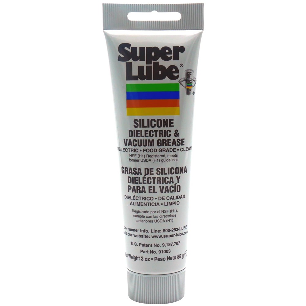 Super Lube 91003 Silicone High-Dielectric and Vacuum Grease, 3 oz