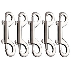 UPEYXDQR Double Ended Bolt Snap Hooks 3.5inch/88mm Zinc One Size, Silver