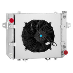 4Row Radiator Shroud Fan Fit 12+ Doosan Daewoo Forklift G20P-5 GM 3.0L 440211000