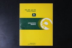 John Deere 509 609 709 Rotary Cutters Operator’s Manual OM-W21329