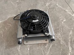 AGT Radiator Plus Hydraulic Oil Cooler Fan For H12/QH12Mini Excavator Attachment