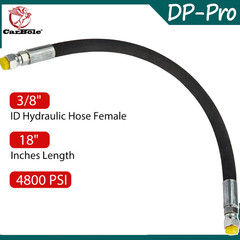 18/24/36Inches 3/8″Hydraulic Hose Assembly with #6JIC Female Swivel Ends-4800PSI